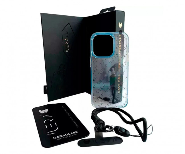 Защитное стекло iLeraGo Ice Case with Hand Stripe iPhone 14 Pro Black